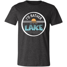 Load image into Gallery viewer, I&#39;d Rather be at the Lake - Unisex Jersey Short-Sleeve T-Shirt
