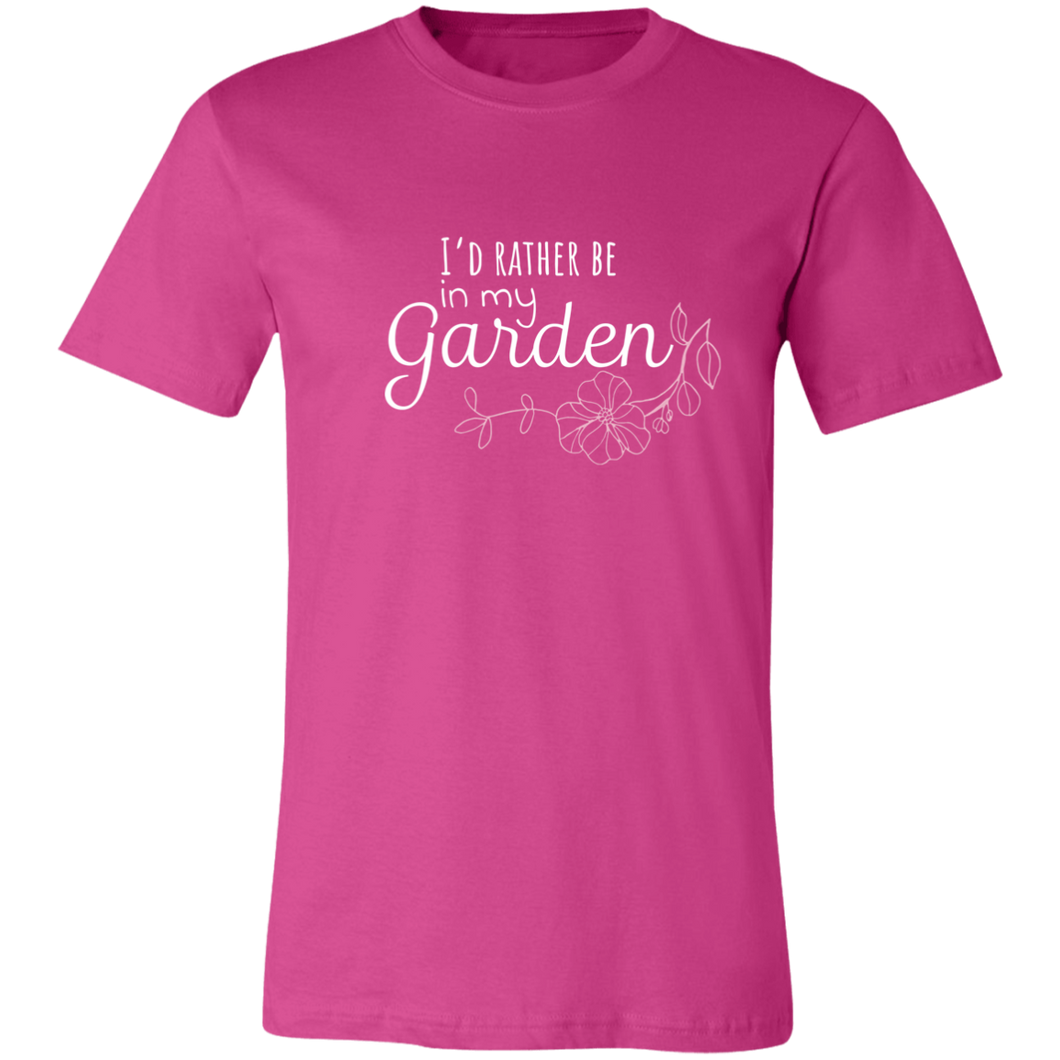 I'd Rather Be In My Garden Jersey Short-Sleeve T-Shirt