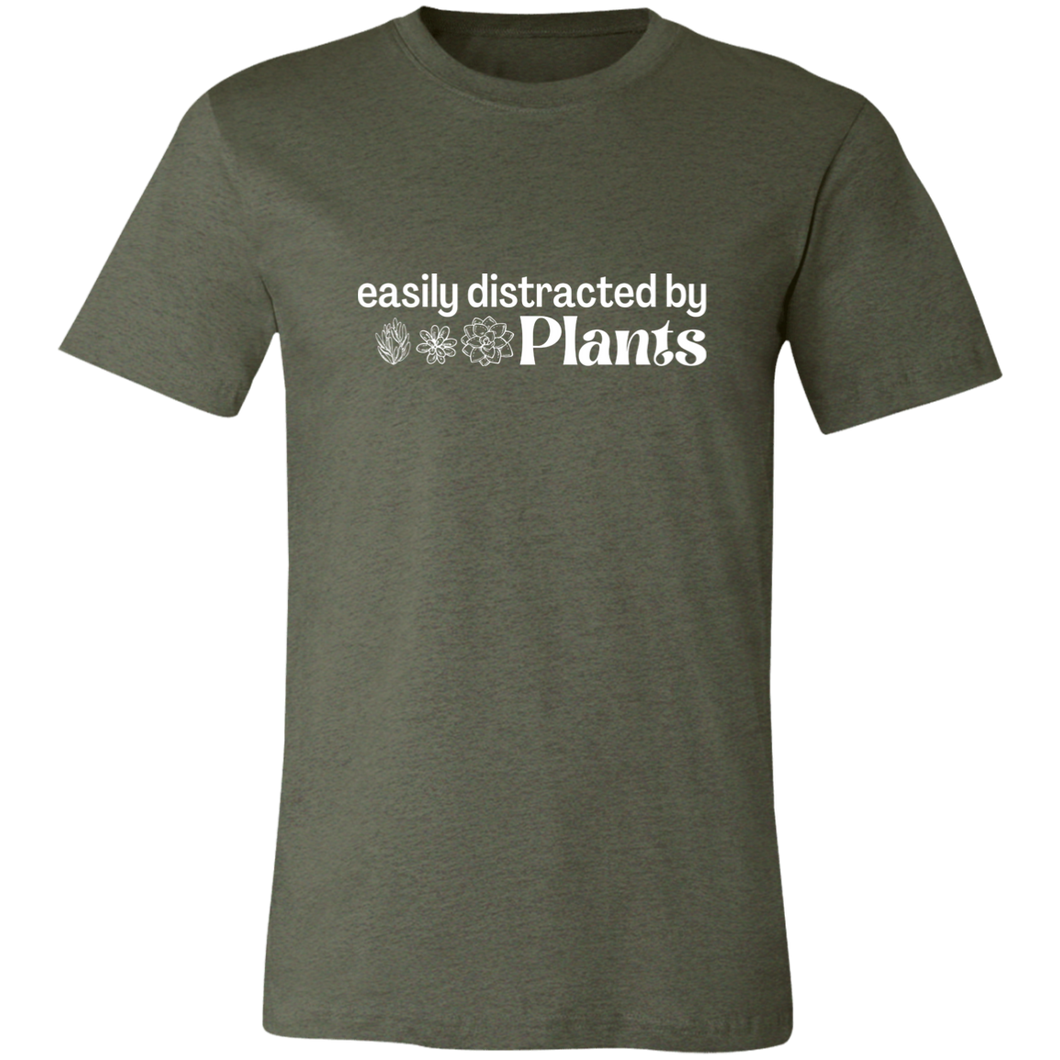 Easily Distracted By Plants Jersey Short-Sleeve T-Shirt