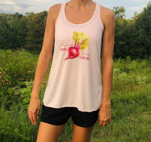 Load image into Gallery viewer, My Heart Beets Flowy Racerback Tank
